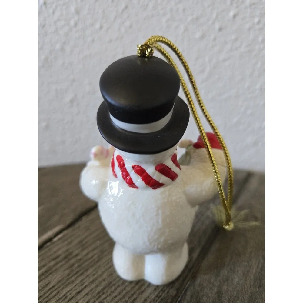 LENOX 2007 Annual Snowman Christmas Ornament SNOWY TREATS #6599609 EXCELLENT